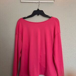 Pink Embellished Backless/Pearl detail Blouse
